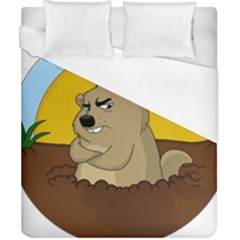 Groundhog Day Duvet Cover (california King Size) by Valentinaart