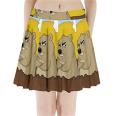 Groundhog Day Pleated Mini Skirt by Valentinaart