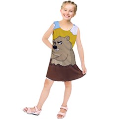 Groundhog Day Kids  Tunic Dress by Valentinaart