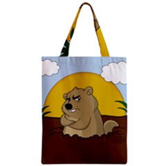 Groundhog Day Zipper Classic Tote Bag by Valentinaart