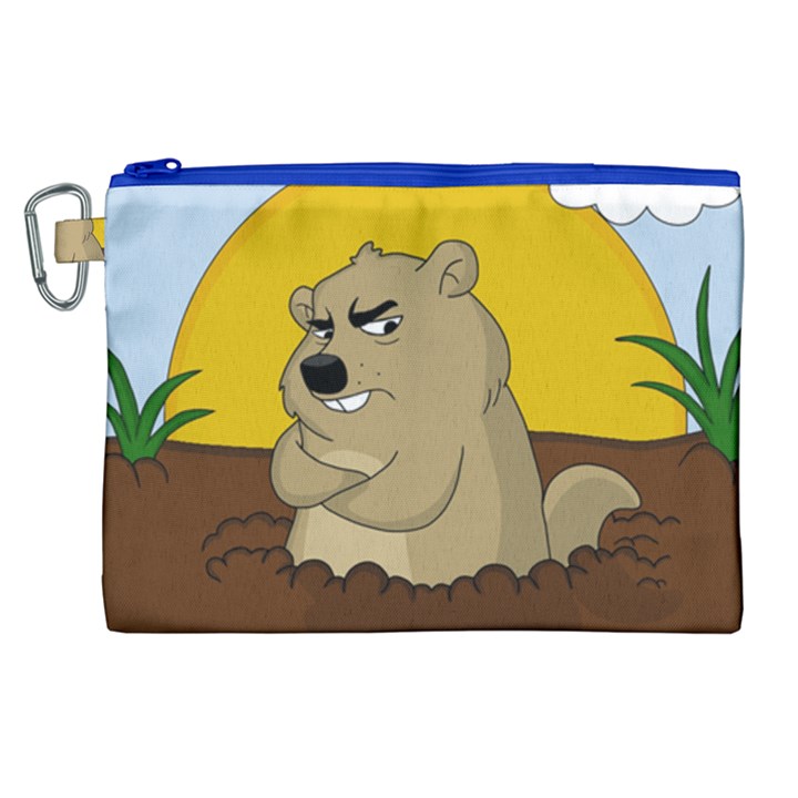 Groundhog day Canvas Cosmetic Bag (XL)