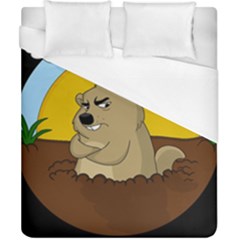 Groundhog Day Duvet Cover (california King Size) by Valentinaart