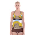 Groundhog day Boyleg Halter Swimsuit  View1