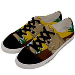 Groundhog Day Men s Low Top Canvas Sneakers by Valentinaart