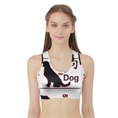 Year Of The Dog - Chinese New Year Sports Bra With Border by Valentinaart