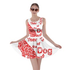 Year Of The Dog - Chinese New Year Skater Dress by Valentinaart