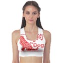 Year of the Dog - Chinese New Year Sports Bra View1