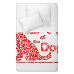 Year Of The Dog - Chinese New Year Duvet Cover Double Side (single Size) by Valentinaart