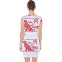 Year of the Dog - Chinese New Year Capsleeve Drawstring Dress  View2