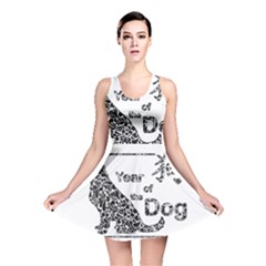 Year Of The Dog - Chinese New Year Reversible Skater Dress by Valentinaart