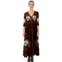 Wonderful Hearts With Dove Button Up Boho Maxi Dress View1