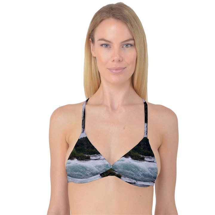 Sightseeing at Niagara Falls Reversible Tri Bikini Top