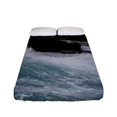 Sightseeing At Niagara Falls Fitted Sheet (full/ Double Size) by canvasngiftshop