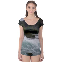 Sightseeing At Niagara Falls Boyleg Leotard  by canvasngiftshop