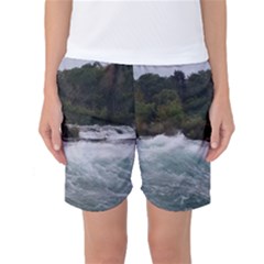 Sightseeing At Niagara Falls Women s Basketball Shorts by canvasngiftshop