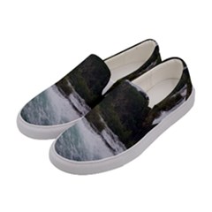 Sightseeing At Niagara Falls Women s Canvas Slip Ons by canvasngiftshop