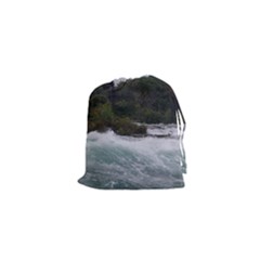 Sightseeing At Niagara Falls Drawstring Pouches (xs)  by canvasngiftshop