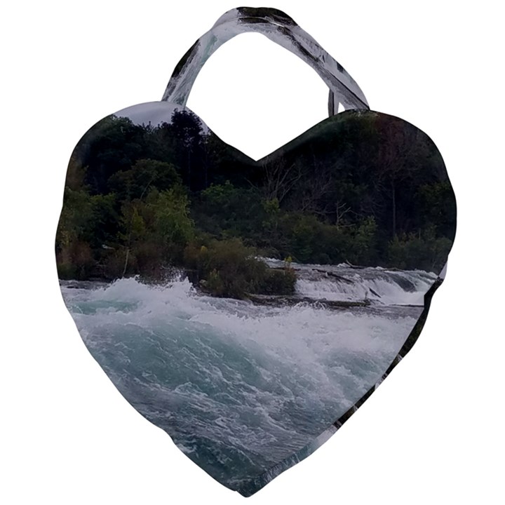 Sightseeing at Niagara Falls Giant Heart Shaped Tote