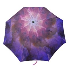 Ultra Violet Dream Girl Folding Umbrellas by NouveauDesign