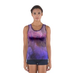 Ultra Violet Dream Girl Sport Tank Top  by NouveauDesign