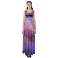 Ultra Violet Dream Girl Empire Waist Maxi Dress by NouveauDesign