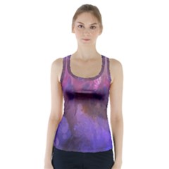 Ultra Violet Dream Girl Racer Back Sports Top by NouveauDesign