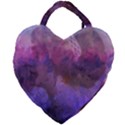 Ultra violet dream girl Giant Heart Shaped Tote View2