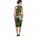 Golden Pagoda Classic Sleeveless Midi Dress View2