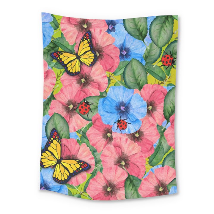 Floral scene Medium Tapestry