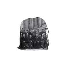 1927 Solvay Conference On Quantum Mechanics Drawstring Pouches (small)  by thearts