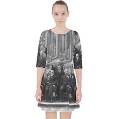 1927 Solvay Conference On Quantum Mechanics Pocket Dress by thearts