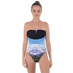 Mountaincurvemore Tie Back One Piece Swimsuit