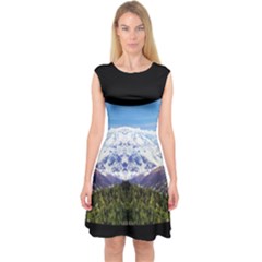 Mountaincurvemore Capsleeve Midi Dress