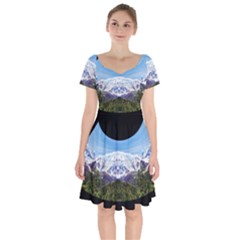 Mountaincurvemore Short Sleeve Bardot Dress by TestStore4113