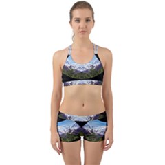 Mountaincurvemore Back Web Sports Bra Set