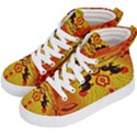 Green Sun Kid s Hi-Top Skate Sneakers View2