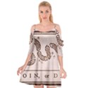 Original Design, Join or Die, Benjamin Franklin Political Cartoon Cutout Spaghetti Strap Chiffon Dress View1