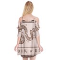 Original Design, Join or Die, Benjamin Franklin Political Cartoon Cutout Spaghetti Strap Chiffon Dress View2