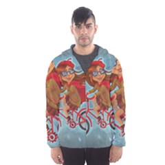 Girl On A Bike Hooded Wind Breaker (men)