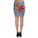 Girl on a bike Bodycon Skirt View2