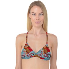 Girl On A Bike Reversible Tri Bikini Top by chipolinka