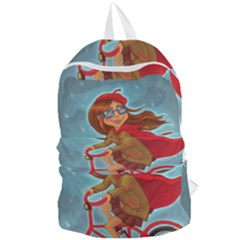 Girl On A Bike Foldable Lightweight Backpack