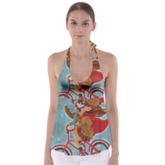 Girl On A Bike Babydoll Tankini Top by chipolinka