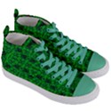 Green Martian Women s Mid-Top Canvas Sneakers View3