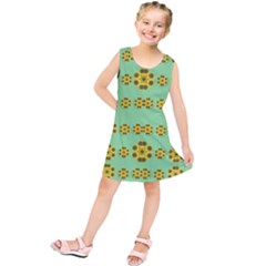 Sun Flowers For The Soul At Peace Kids  Tunic Dress by pepitasart