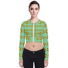 Sun Flowers For The Soul At Peace Bomber Jacket by pepitasart