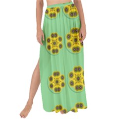 Sun Flowers For The Soul At Peace Maxi Chiffon Tie-up Sarong by pepitasart