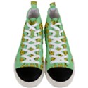 Sun Flowers For The Soul At Peace Men s Mid-Top Canvas Sneakers View1