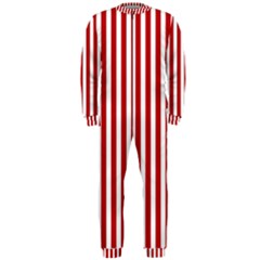 Red Stripes Onepiece Jumpsuit (men)  by jumpercat