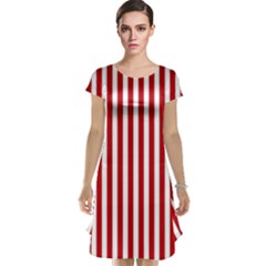 Red Stripes Cap Sleeve Nightdress by jumpercat